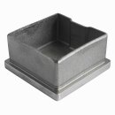 Edelstahl Stopfen Kappe quadratisch Endkappe 50 x 50 x 2 mm 10 Stück