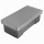 Edelstahl Stopfen Kappe quadratisch Endkappe 80 x 40 x 2 mm 50 Stück