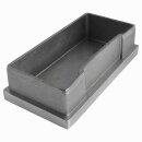 Edelstahl Stopfen Kappe quadratisch Endkappe 100 x 50 x 2 mm 2 Stück