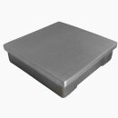 Edelstahl Stopfen Kappe quadratisch Endkappe 100 x 100 x 2 mm 1 Stück