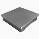 Edelstahl Stopfen Kappe quadratisch Endkappe 100 x 100 x 2 mm 20 Stück