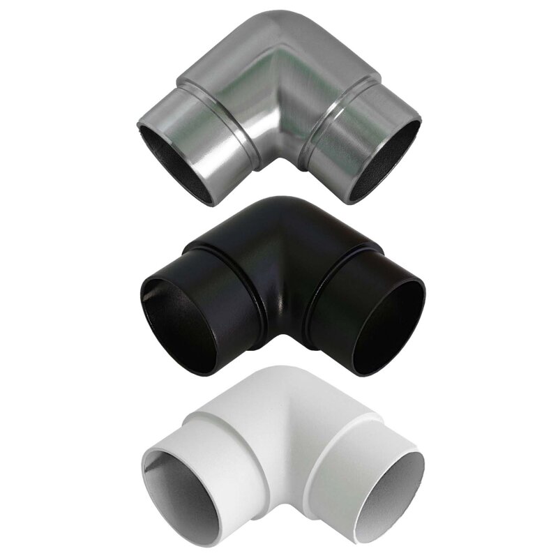 Sellon24® Edelstahlrohr Edelstahl Rundbogen Rohrbogen 90° für Rohr 42,4