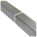 Edelstahl Rohrverbinder mit Mittelsteg 45 x 45 x 2 mm
