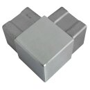 Edelstahl Eckverbinder 90° Vierkantrohr 45 x 45 x 2 mm