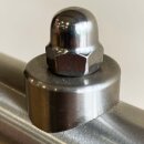 Edelstahl Ausgleichsstück ohne Senkung Anschluss Ø 33,7mm | Außen-Ø 25mm | Höhe 9mm | Bohrung 10,5mm