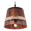 Deckenlampe Lampe Weinstube / Kellerbar / Weinfass
