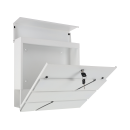 Briefkasten Modell Zaunkönig - Weiß