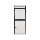 Paketbox Modell Storch - Anthrazit Weiß