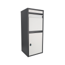 Paketbox Modell Storch - Anthrazit Weiß