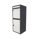 Paketbox Modell Storch - Anthrazit Weiß