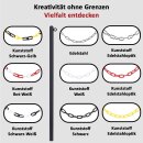 Absperrpfosten Edelstahl Schwarz pulverbeschichtet zum Einbetonieren Anfangs-/Endpfosten