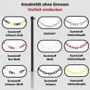 Absperrpfosten Edelstahl Schwarz pulverbeschichtet mit Bodenhülse Eckpfosten