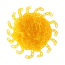 Absperrkette Kunststoff Gelb Länge 200 cm