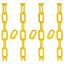 Absperrkette Kunststoff Gelb Länge 200 cm