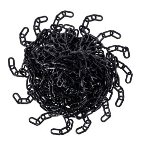 Absperrkette Kunststoff Schwarz Länge 100 cm