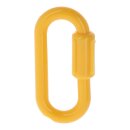 Kunststoff Schnellverschluss Notglied Gelb