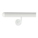 Aluminium Handlauf Weiß mit gewinkelten...