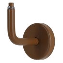 Handlaufhalter Patenthalter Edelstahl Farbton Mahagoni...