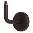 Handlaufhalter Patenthalter Edelstahl Farbton Nussbaum...