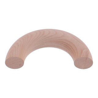 Handlaufbogen Buche Bogen 180° roh Ø 45 mm