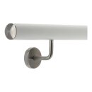 Aluminium Handlauf Weiß mit gewinkelten Edelstahl...