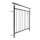 Französischer Balkon Geländer Edelstahl für Fensterbreite von 2460 bis 2570 mm