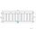 Französischer Balkon Edelstahl für Fensterbreite von 2580 bis 2690 mm