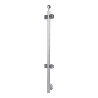 Glasgeländer Edelstahl Pfosten Seitenmontage Mittelpfosten mit Wandabstand 30 mm