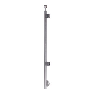 Glasgeländer Edelstahl Pfosten Seitenmontage Anfangs- / Endpfosten Links mit Wandabstands 50 mm