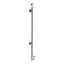 Glasgeländer Edelstahl Pfosten Seitenmontage Anfangs- / Endpfosten Links mit Wandabstands 30 mm
