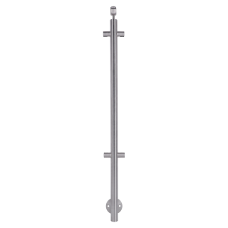 Balkongeländer Pfosten Edelstahl Seitenmontage mit Plattenhalter Mittelpfosten 30 mm