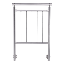 Edelstahlgeländer mit senkrechten Streben