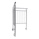 Edelstahlgeländer mit senkrechten Streben