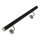 Handlauf_Edelstahl_42,4mm_schwarz_pulverbeschichtet_gewinklte_Halter_gewoelbte_Kappe