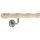 Ahorn Holz Handlauf wellenförmig Ø 42 mm gewinkelte Edelstahl Handlaufhalter - Turnstab, Gmynastikstab, Ergo-Stab & Fingertrainer