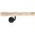 Ahorn Holz Handlauf wellenförmig Ø 42 mm gewinkelte Edelstahl Handlaufhalter - Turnstab, Gmynastikstab, Ergo-Stab & Fingertrainer