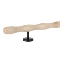 Ahorn Holz Handlauf wellenförmig Ø 42 mm gerade Edelstahl Handlaufhalter - Turnstab, Gmynastikstab, Ergo-Stab & Fingertrainer