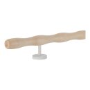 Ahorn Holz Handlauf wellenförmig Ø 42 mm gerade Edelstahl Handlaufhalter - Turnstab, Gmynastikstab, Ergo-Stab & Fingertrainer