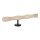 Ahorn Holz Handlauf wellenförmig Ø 42 mm gerade Edelstahl Handlaufhalter - Turnstab, Gmynastikstab, Ergo-Stab & Fingertrainer