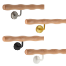 Holz Handlauf Buche wellenförmig Ø 42 mm...