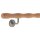 Holz Handlauf Buche wellenförmig Ø 42 mm gewinkelte Edelstahl Handlaufhalter - Turnstab, Gmynastikstab, Ergo-Stab & Fingertrainer