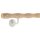 Holz Handlauf Esche wellenförmig Ø 42 mm gewinkelte Edelstahl Handlaufhalter - Turnstab, Gmynastikstab, Ergo-Stab & Fingertrainer