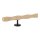 Holz Handlauf Esche wellenförmig Ø 42 mm gerade Edelstahl Handlaufhalter - Turnstab, Gmynastikstab, Ergo-Stab & Fingertrainer