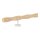 Holz Handlauf Esche wellenförmig Ø 42 mm gerade Edelstahl Handlaufhalter - Turnstab, Gmynastikstab, Ergo-Stab & Fingertrainer