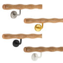 Holz Handlauf Eiche wellenförmig Ø 42 mm...