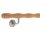 Holz Handlauf Eiche wellenförmig Ø 42 mm gewinkelte Edelstahl Handlaufhalter - Turnstab, Gmynastikstab, Ergo-Stab & Fingertrainer