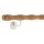 Holz Handlauf Eiche wellenförmig Ø 42 mm gewinkelte Edelstahl Handlaufhalter - Turnstab, Gmynastikstab, Ergo-Stab & Fingertrainer
