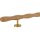 Holz Handlauf Eiche wellenförmig Ø 42 mm gerade Edelstahl Handlaufhalter - Turnstab, Gmynastikstab, Ergo-Stab & Fingertrainer