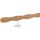 Holz Handlauf Eiche wellenförmig Ø 42 mm gerade Edelstahl Handlaufhalter - Turnstab, Gmynastikstab, Ergo-Stab & Fingertrainer