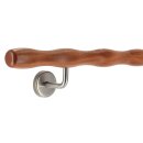 Holz Handlauf Mahagoni wellenförmig Ø 42 mm...